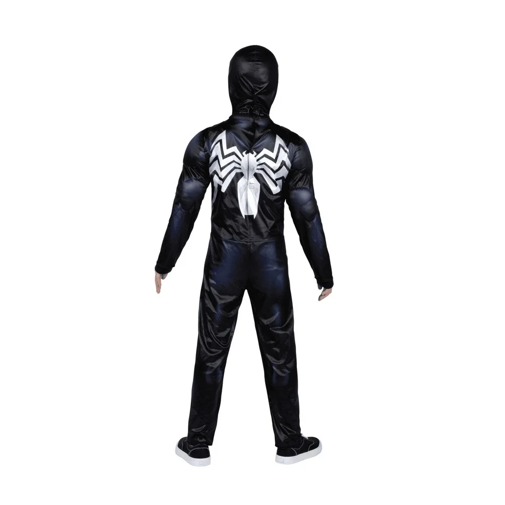 Marvel Spider-Man Venom Costume Padded Jumpsuit Boys M 8 Jazwares NWT